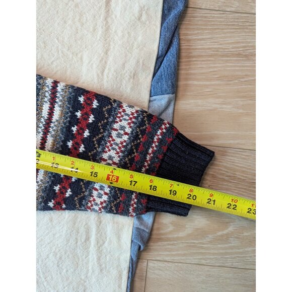 Consensus Sportswear Vintage 90s Geometric Striped Knit Sweater / Size L / USA - Picture 7 of 8